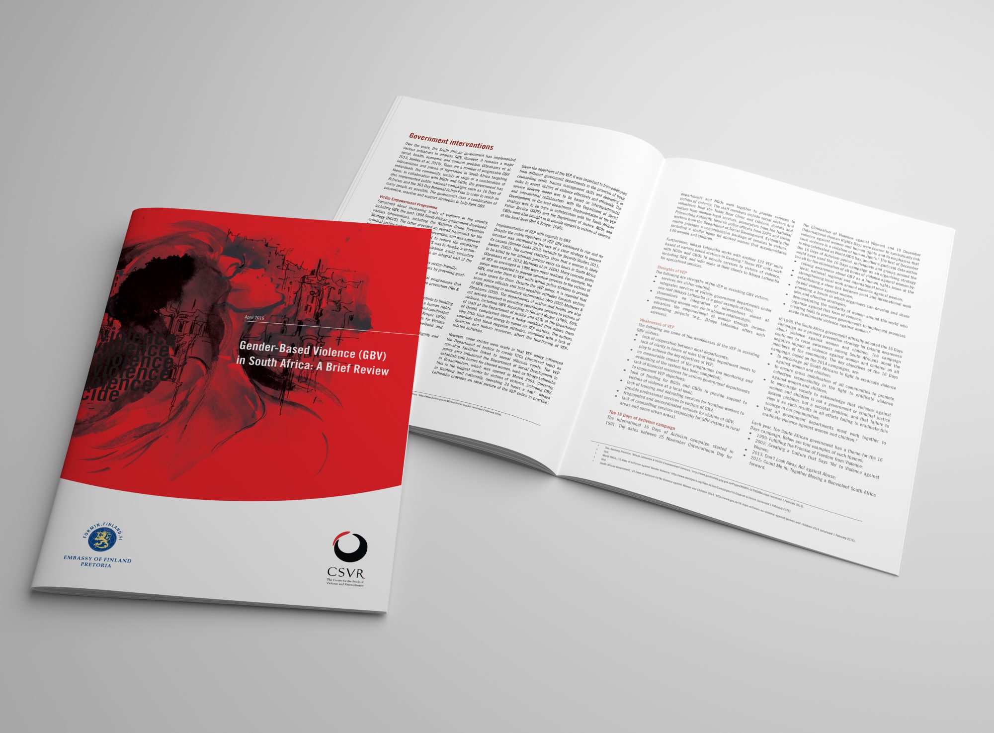 Blank opened 3D illustration magazine mock-up with cover